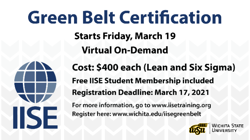 Green Belt Certification banner image. 