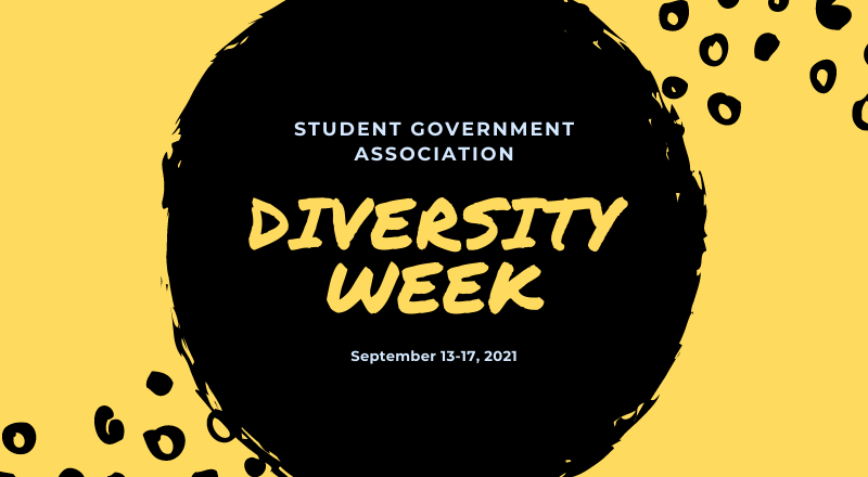 Student Government Association Diversity Week September 13-17
