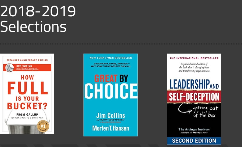 Leadership Book Club 2018-19