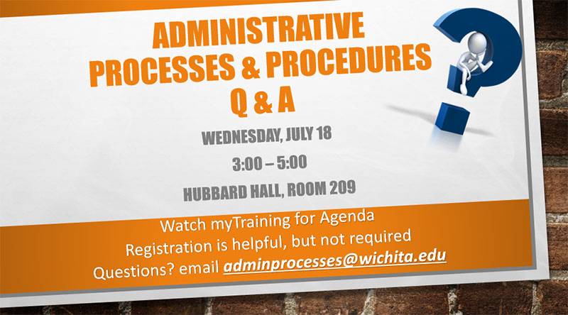 Administrative procedures Administrative procedures