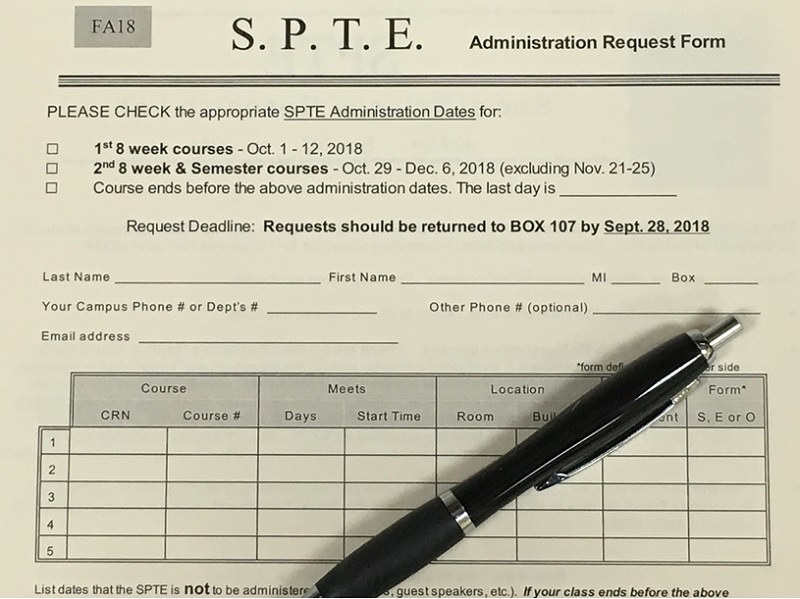 SPTE form