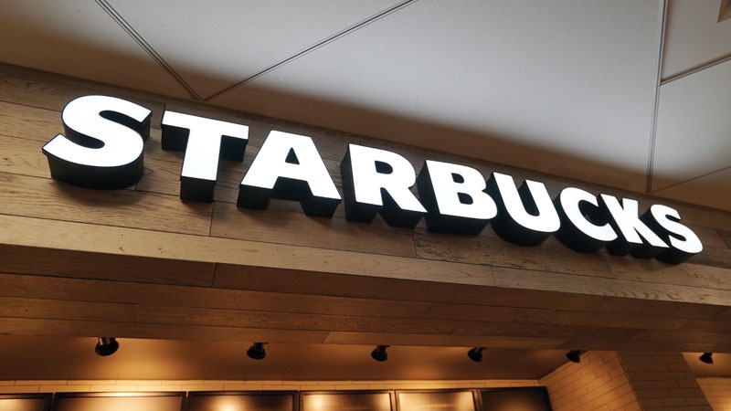 Starbucks sign