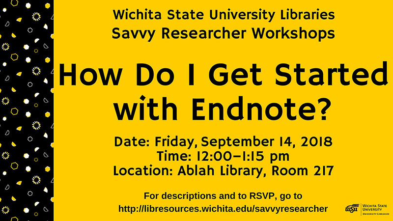 Library Workshop Sept. 14, 2018