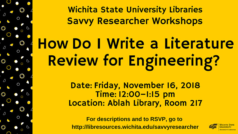 Library workshop Nov. 16, 2018