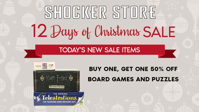 Christmas Sale in Shocker Store Dec. 4, 2018