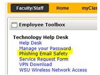 placeholder email phishing tips