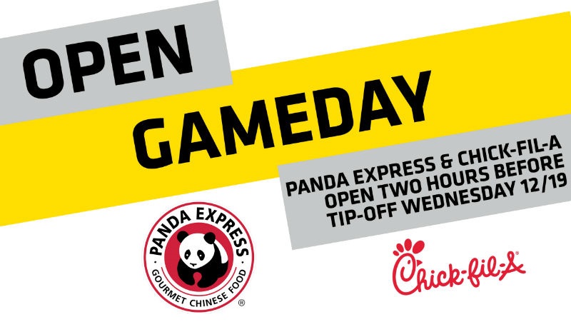 Game Day Hours Dec. 19, 2018