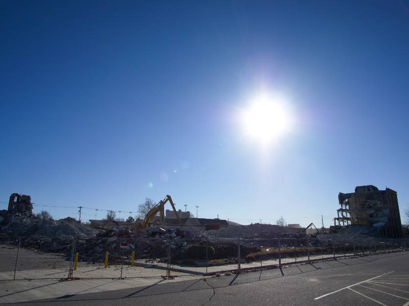 Fairmount Towers demolition