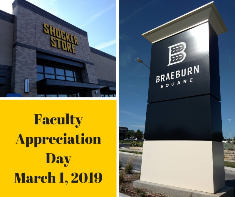 Faculty Appreciation at Shocker Store at Braeburn Square