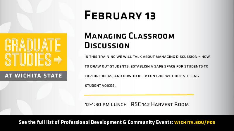 Graduate Studies program Feb. 13, 2019
