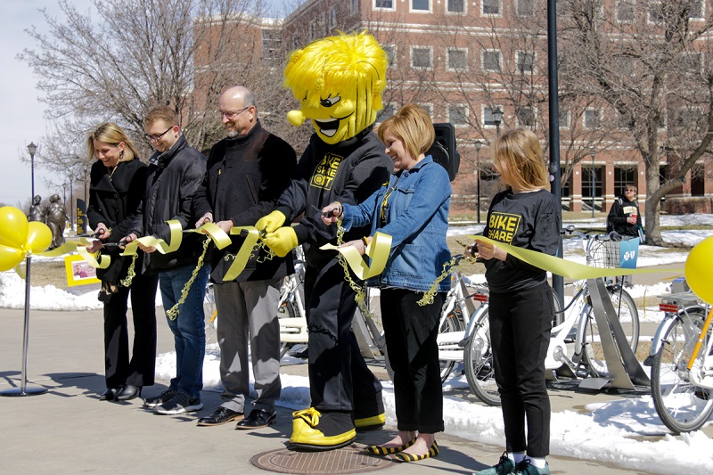 Bike Share ribboncutting March 6, 2019