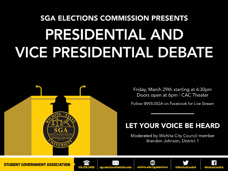 SGA Presidential Election debate March 29, 2019