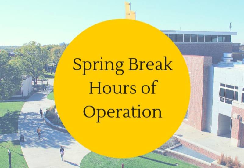 Spring Break hours in RSC 2019