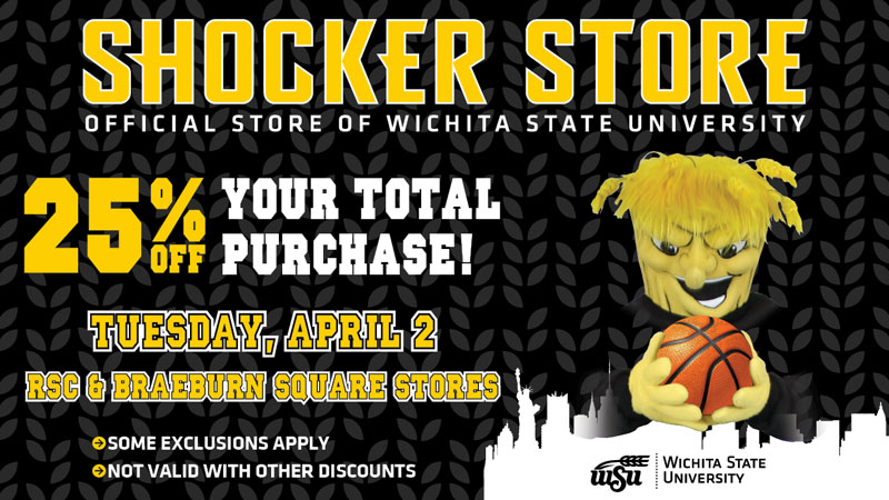 NIT Sale in Shocker Store April 2, 2019
