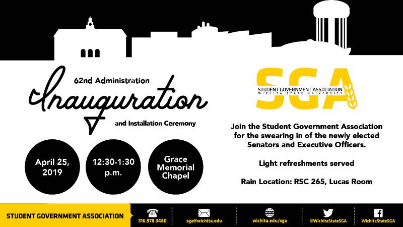 SGA Inauguration April 25, 2019