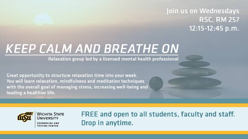 Keep calm and breathe on May 1, 2019