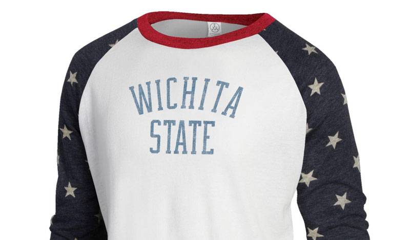 Patriotic shirt in Shocker Store in RSC