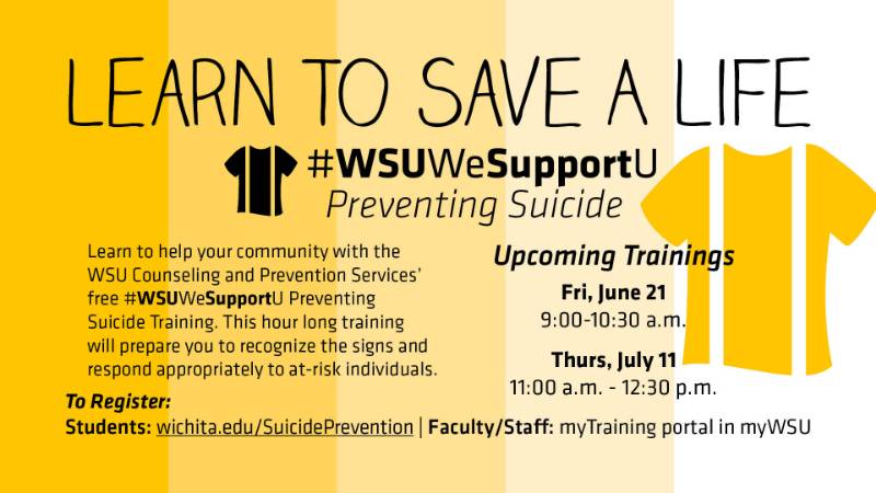Preventing suicide training summer 2019