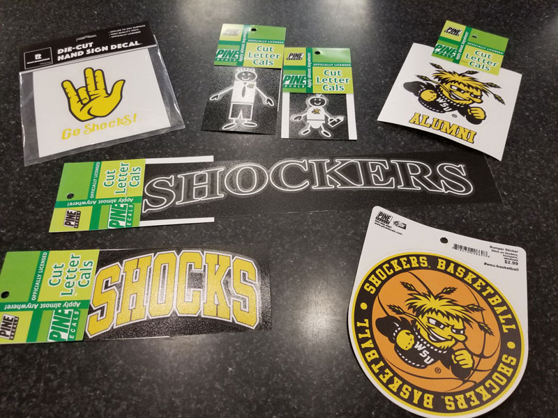 Car decal sale in RSC Shocker Store