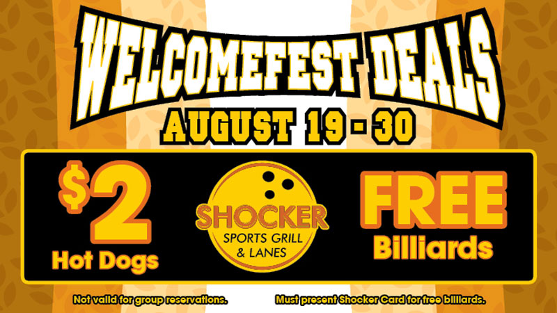 Welcomefest deals at SSGL fall 2019