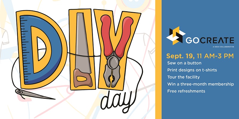 DIY Day at GoCreate Sept. 19, 2019