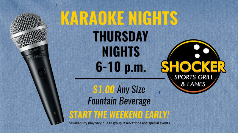 Karaoke nights at SSGL fall 2019