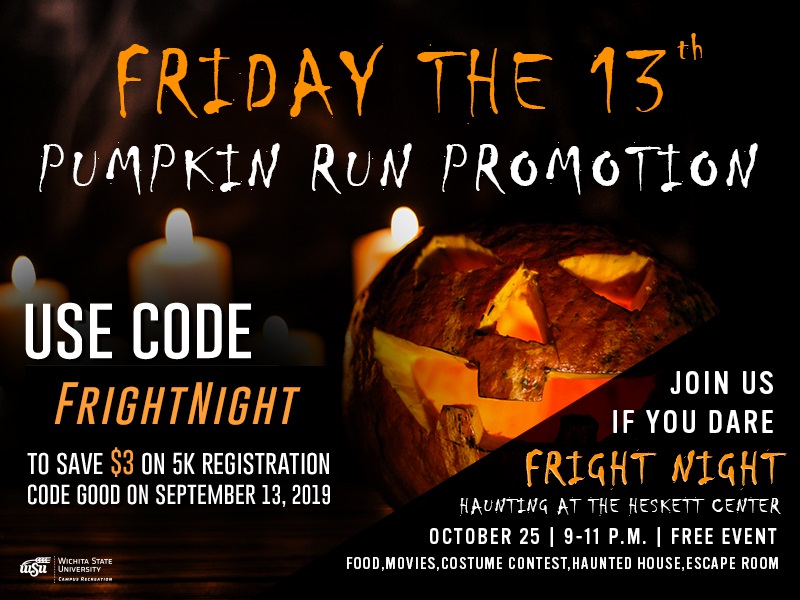 Pumpkin Run Friday the 13th promo Sept. 2019