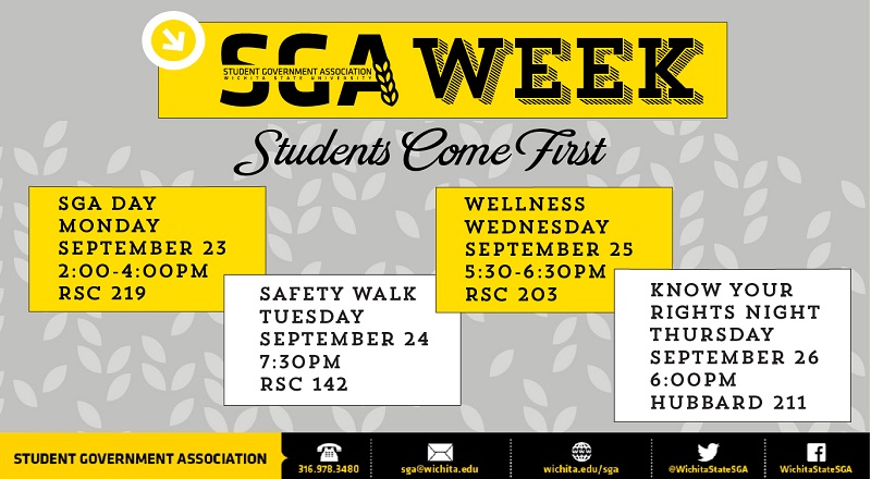 SGA Week Sept. 23-26, 2019