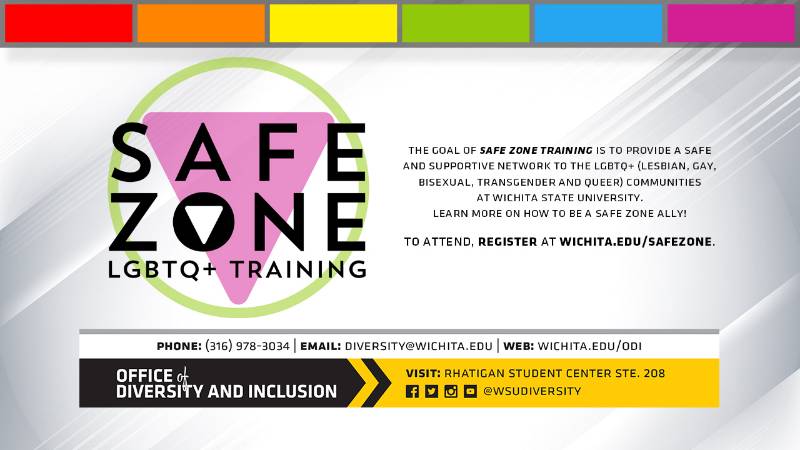 Safe Zone Training canceled Sept. 10, 2019