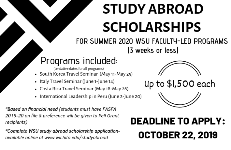 Study Abroad special scholarships 2020
