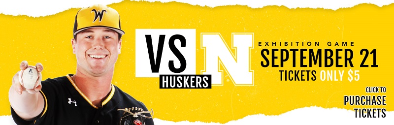 Exhibition baseball game vs Nebraska Sept. 21, 2019