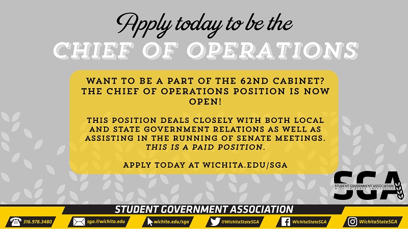 SGA Chief of Operations