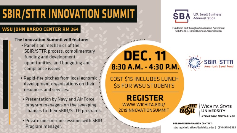 SBIR / STTR Innovation Summit Dec. 11, 2019