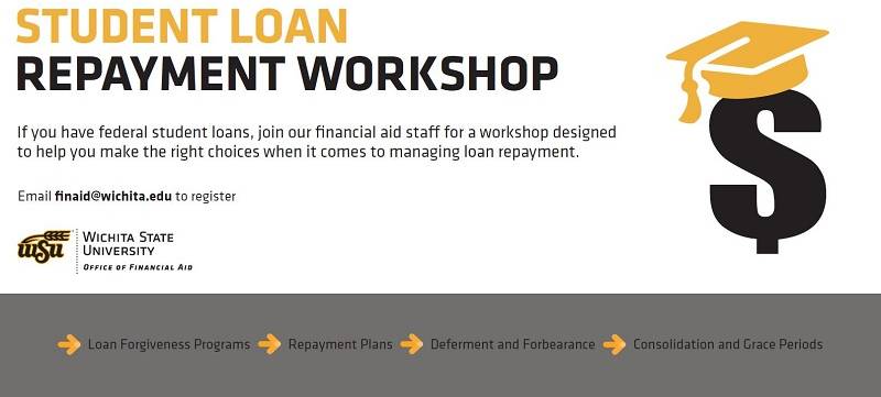 Student Loan Repayment Workshops Nov. 13, 2019