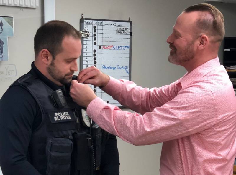 Matt Rose pinning Dec. 2019