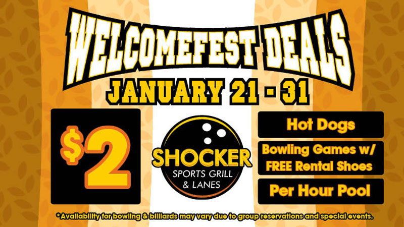 Welcomefest deals Jan. 2020