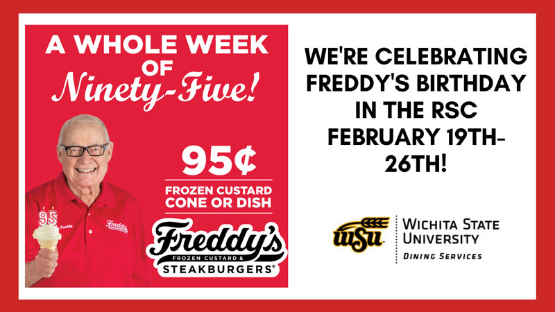 95-cent cones at Freddy's Feb. 2020