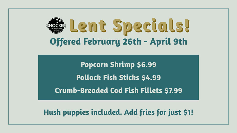 SSGL Lent specials April 9, 2020