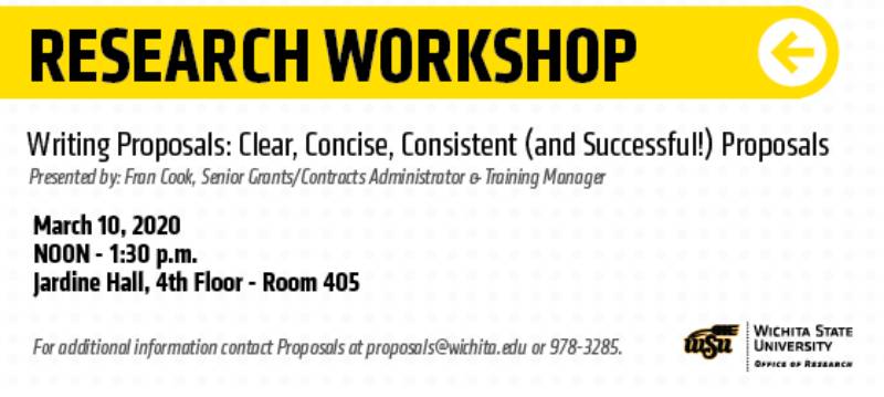 Research workshops March 10, 2020