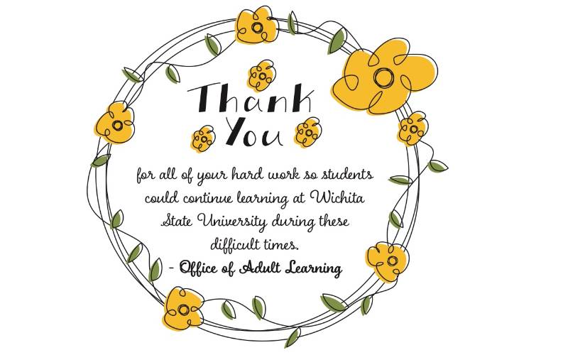 Adult Learning thank you April 2020