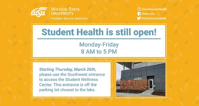 Student Health is open