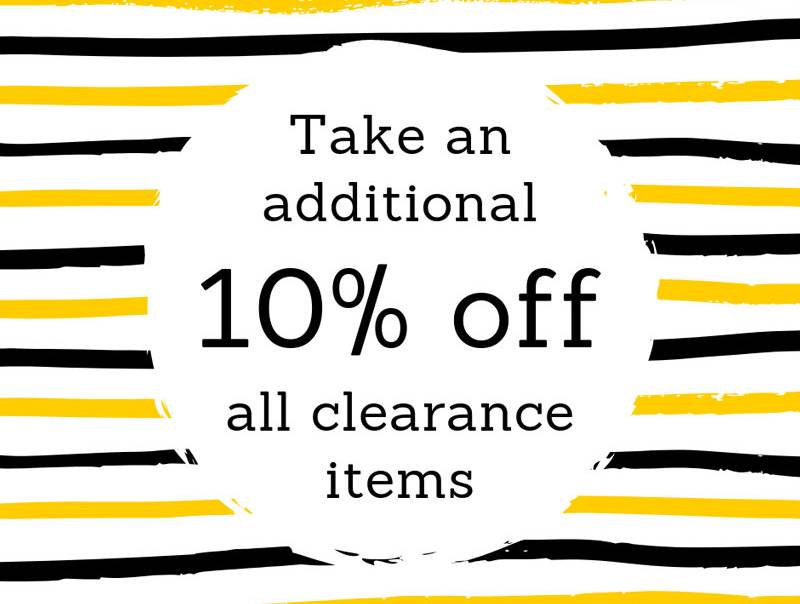 Clearance sale