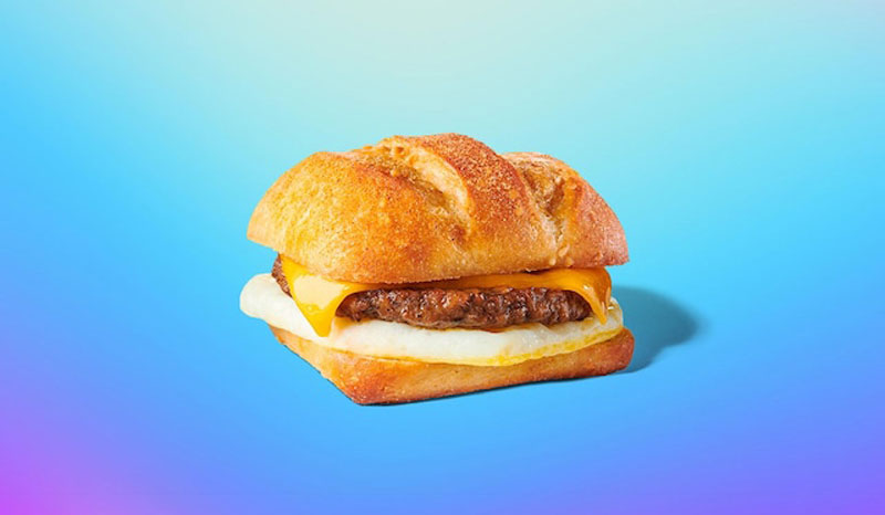 Impossible breakfast sandwich