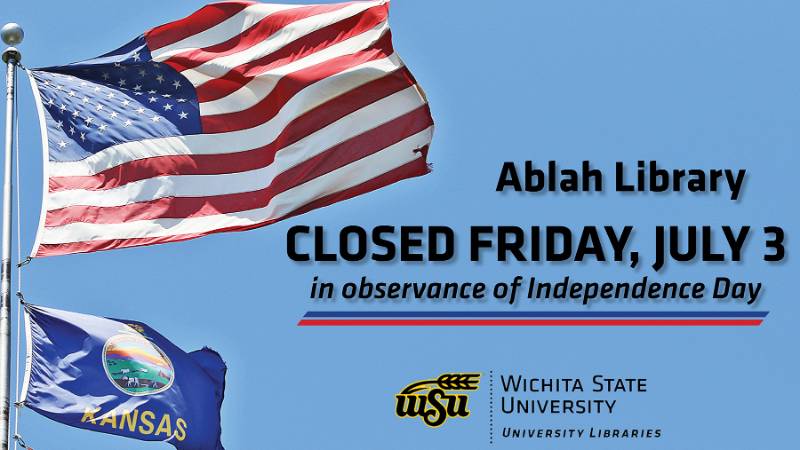 University Libraries closed July 3