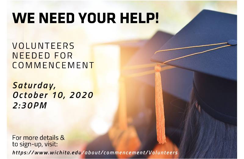 Commencement volunteers needed