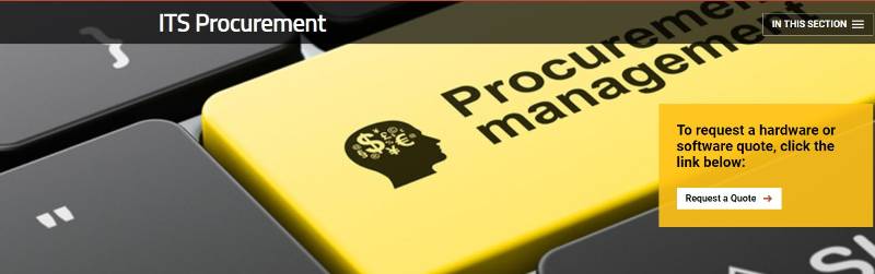 ITS Procurement launch