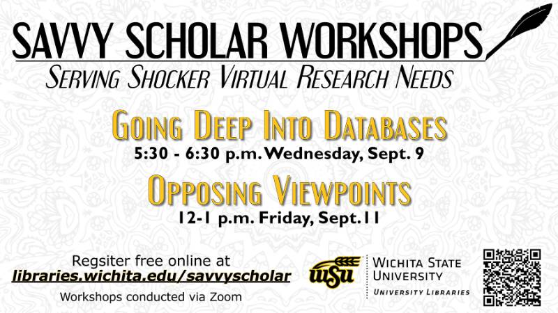 Savvy Scholar workshops