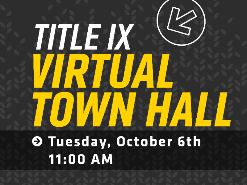 Title IX Virtual Town Hall 10620