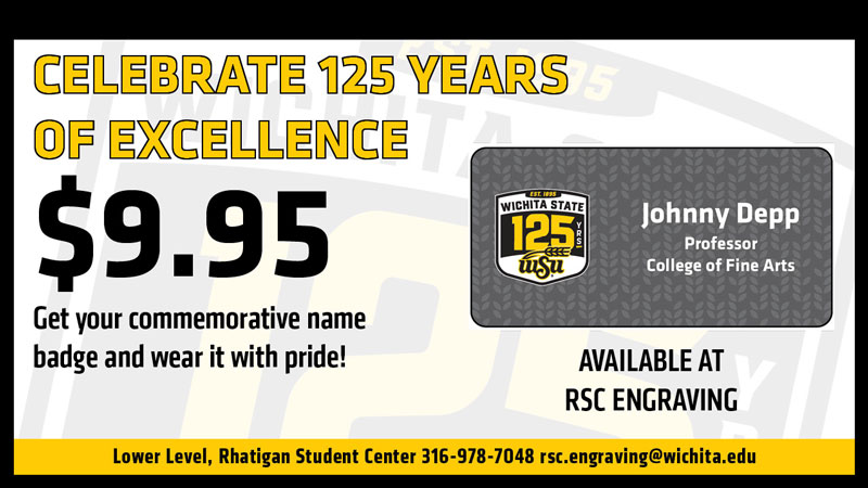 Commemorative 125th name badge