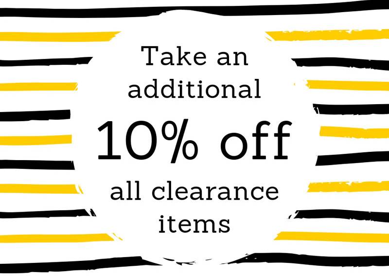 Clearance items